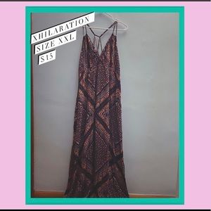 Bohemian Deep Cut Maxi Dress